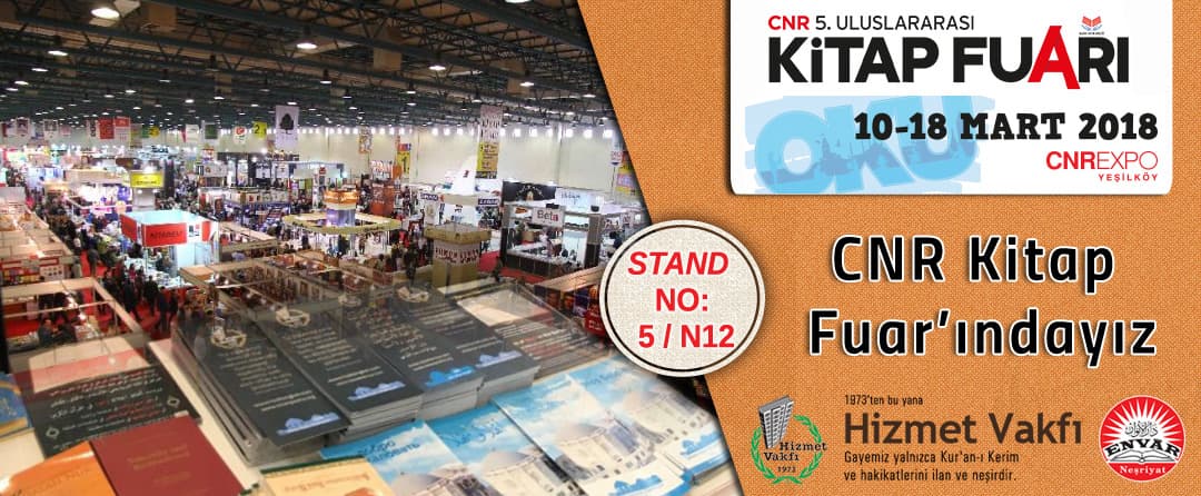 CNR Kitap Fuarı Standımıza Davet Ediyoruz