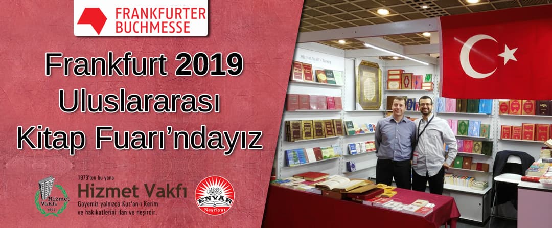 Frankfurt 2019 Uluslararası Kitap Fuarı’ndayız