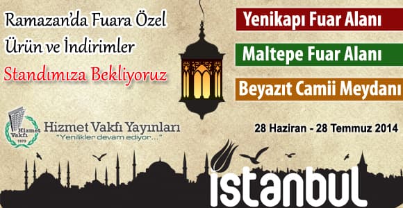 Ramazanda Fuar Standlarımıza Bekliyoruz…